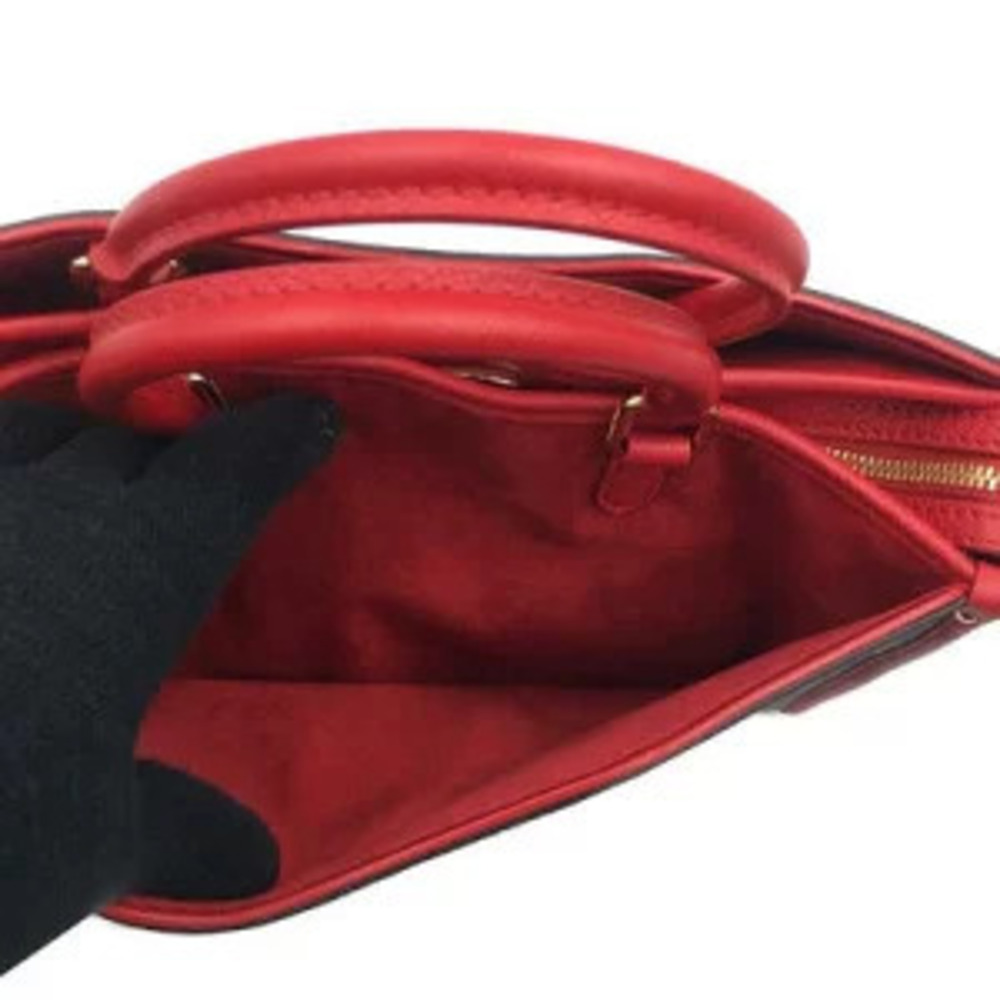 LOUIS VUITTON Popincourt Monogram Canvas Brown Red - Picture 8 of 9
